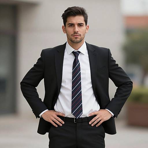 Confident Businessman in Formal Attire