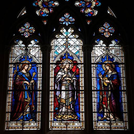 Intricate Gothic Stained Glass Patterns