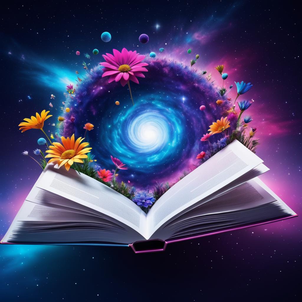 Cosmic Explosion from Blooming Book