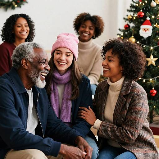 Festive Christmas Gathering with Family