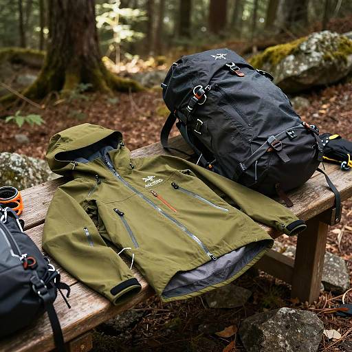 Hyper-Realistic Arc'teryx Gear Display