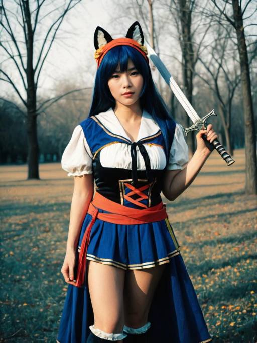 Realistic Sexy Fana Cosplay Photo