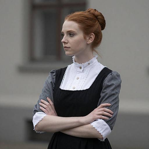 Victorian Woman in Elegant Attire