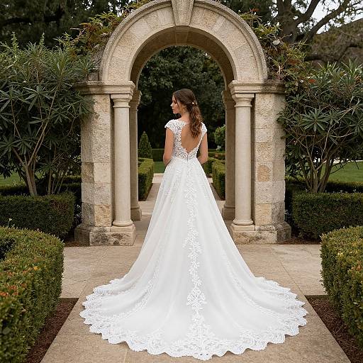 Elegant Bridal Gown by Stone Archway