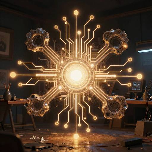 Digital Brush Painting Evolution Art