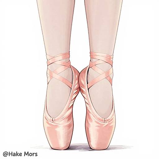 Intricate Pink Lace Ballet Shoes