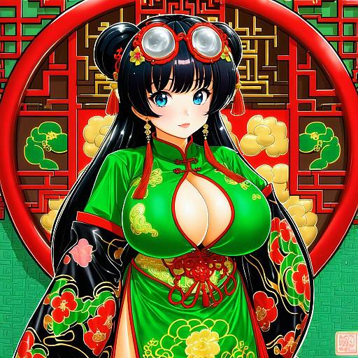 Illustration of Mousse (ranma 1/2), ranma 1/2 in the style of Aga marino