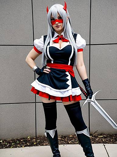 Cosplay photo of aldra (queen's blade). Costume clothes