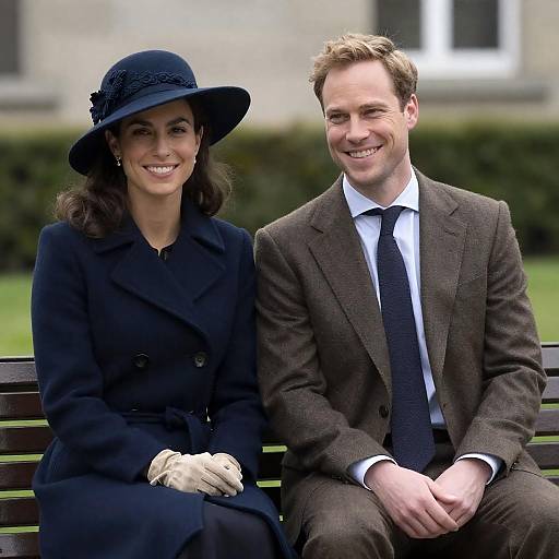 Outdoor Portrait of a Stylish Couple
