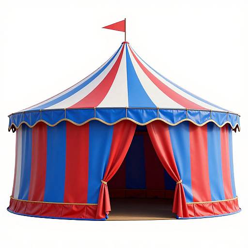 Ethereal Circus Tent Entrance Render