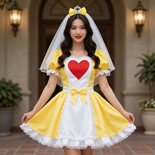 Sacred Heart Bride Costume Design