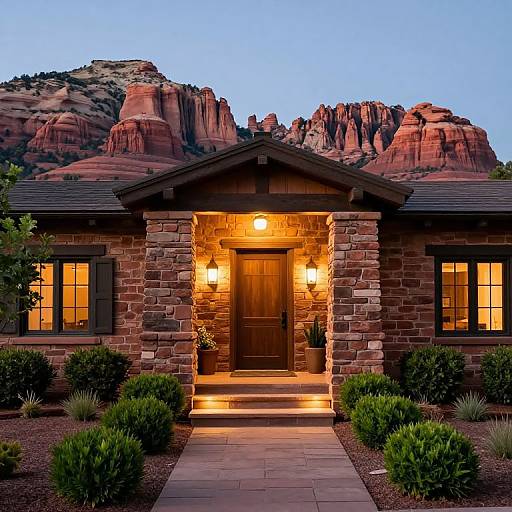 Rustic Stone Home in Sedona