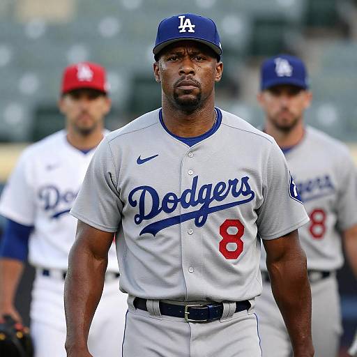 Intense Moment in Dodgers Stadium Photograph