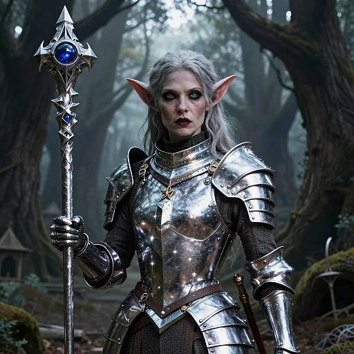 Cyberpunk Kobold in Silken Armor