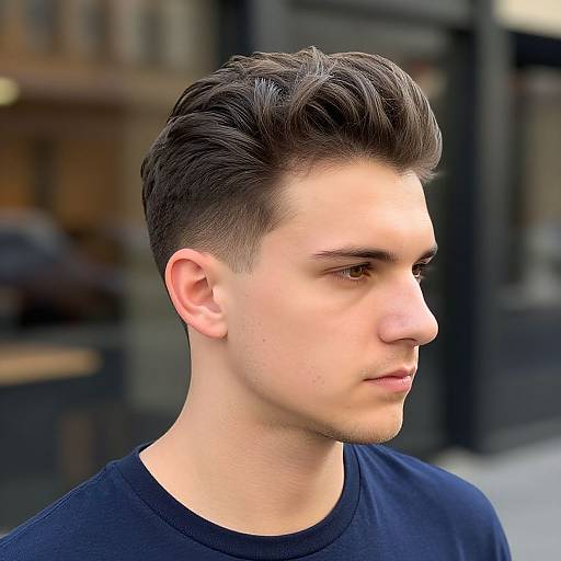 Choppy Cut on Fit European Man