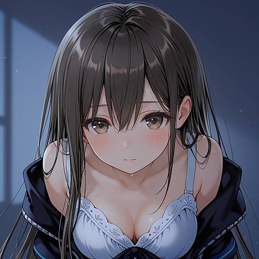 Illustration of Hanazono tae, bang dream! in the style of Tsunako