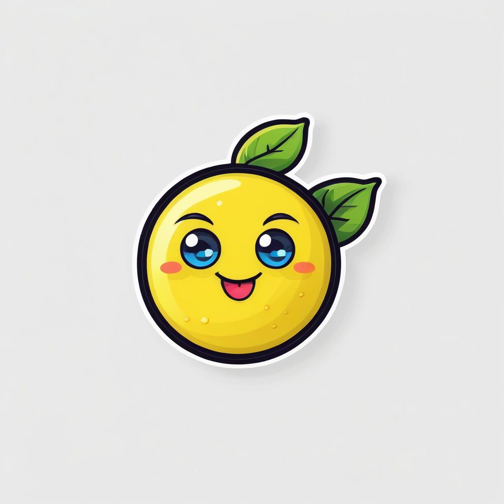 Lemon Character Logo Icon Design