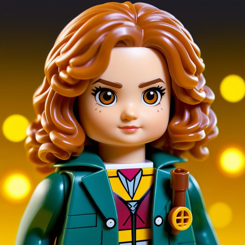 Hermione Granger as a Detailed Lego Figurine