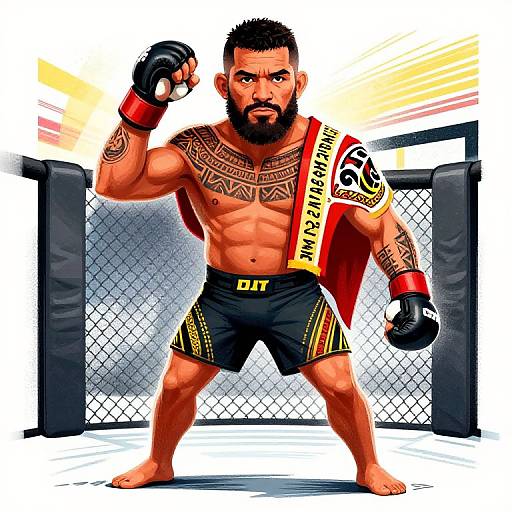 Nate Diaz Hispanic Identity Illustration