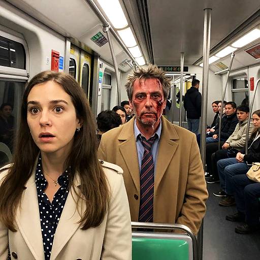 Dramatic Subway Scene Capture