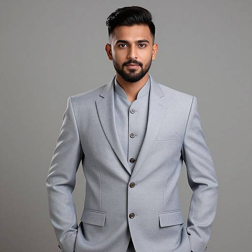 Photorealistic Indian Groom Portrait