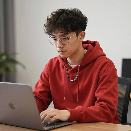 Stylish Young Man in Modern Workspace