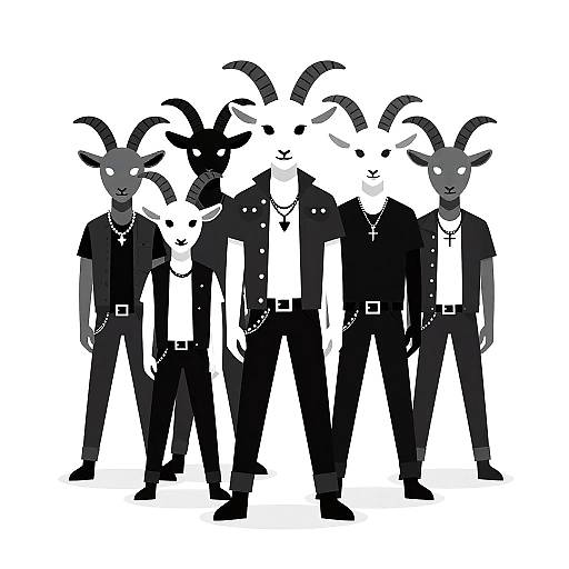 Cyber Goth Goats Punk Band