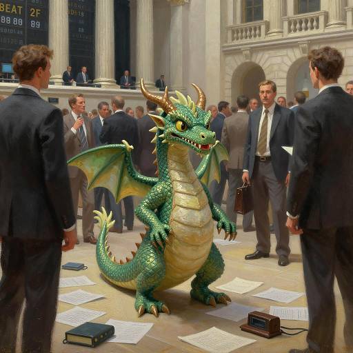 Dragon Amidst the Stock Exchange Hustle