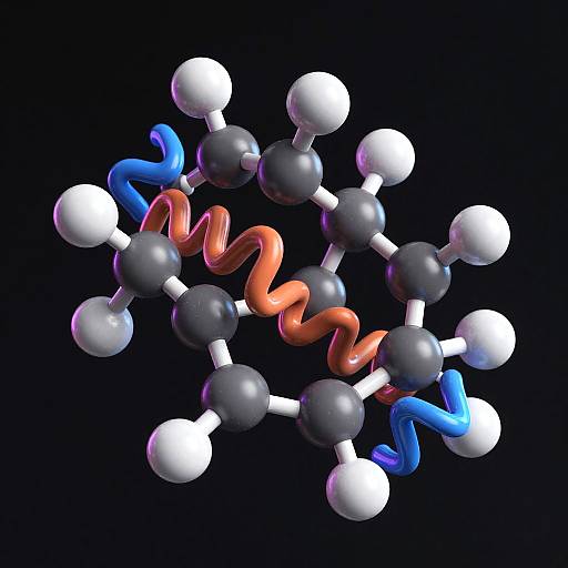 3D Molecular Model of Macromolecules