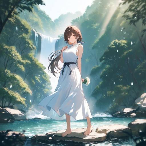 Serene Admiral in Nature's Embrace