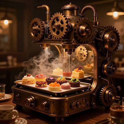 Steampunk Gourmet Food Generator