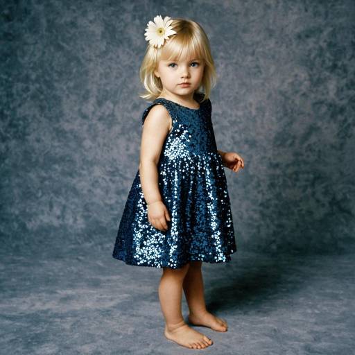 Realistic Baby in Glitzy Flower Dress
