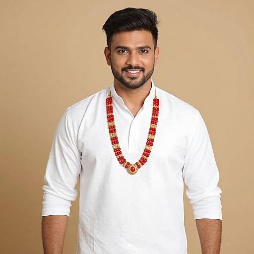 Indian Man in Traditional Attire