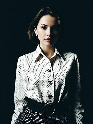 Waist-Up Designer Fashion Editorial Portrait