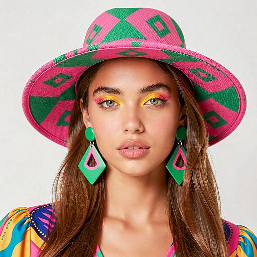 Vibrant Portrait of a Young Woman