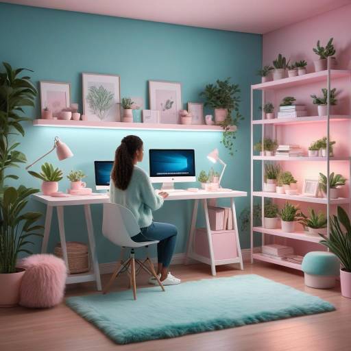Cozy Room Scene with Soft Lighting