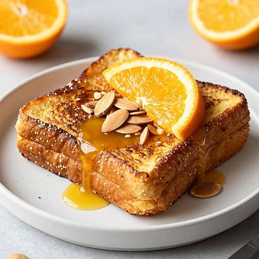 Almond Orange Batter French Toast