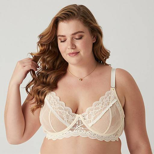 Serene Beauty: Plus-Sized Woman Portrait