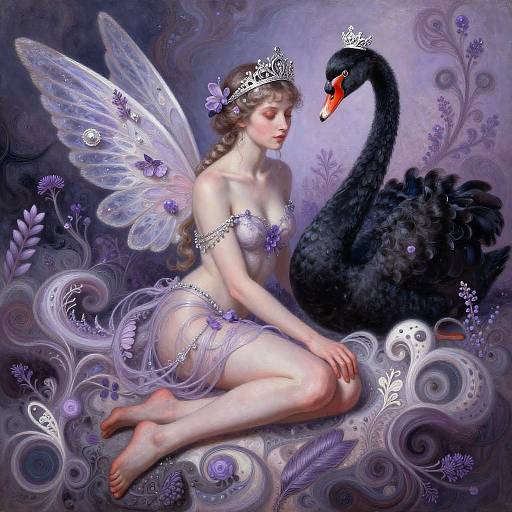 Nymph and Black Swan Album Art