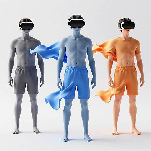 AI Clothes Removal in VR Visualization