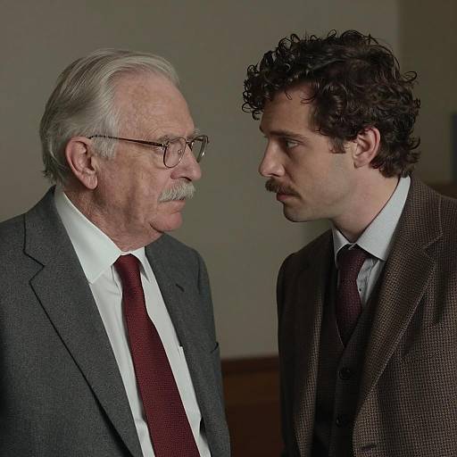 Intense Gaze in Dim Light