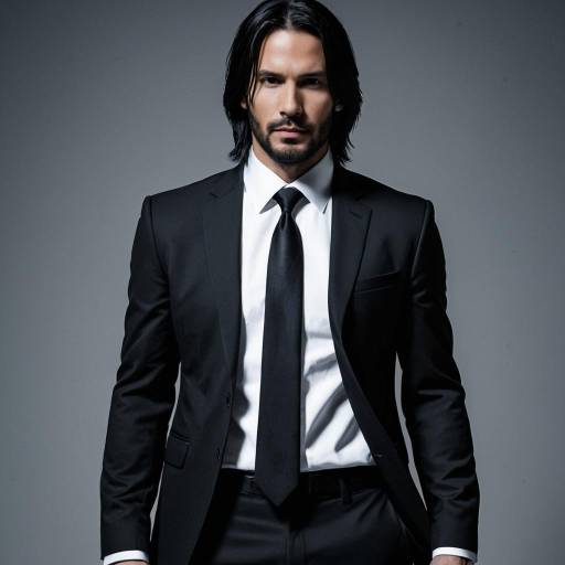 Elegant John Wick Cosplay Costume Idea