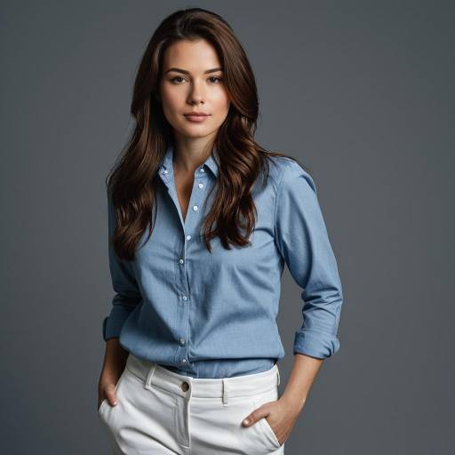Smart Casual Female in Photorealistic Style