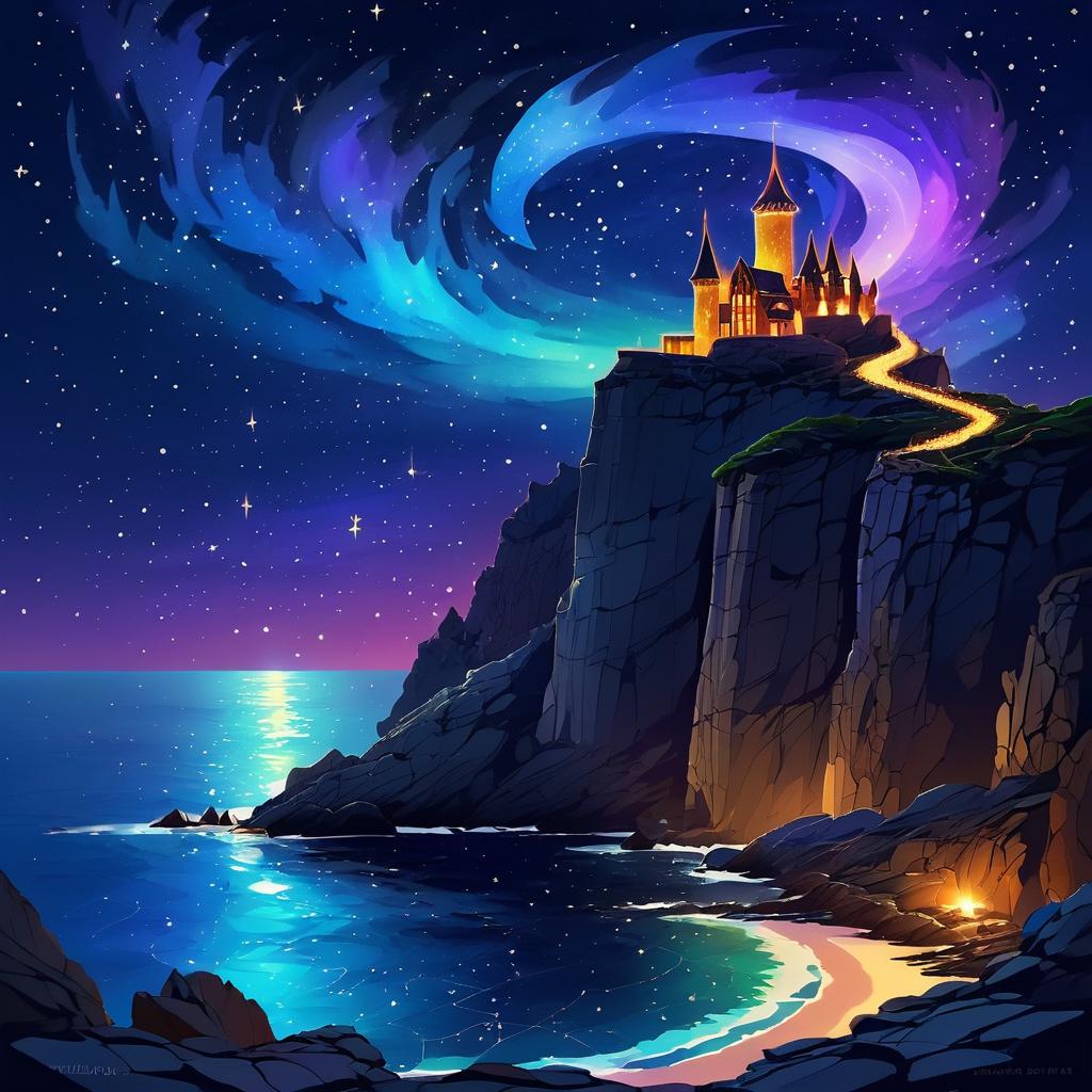 Midnight Dragon's Lair Digital Art