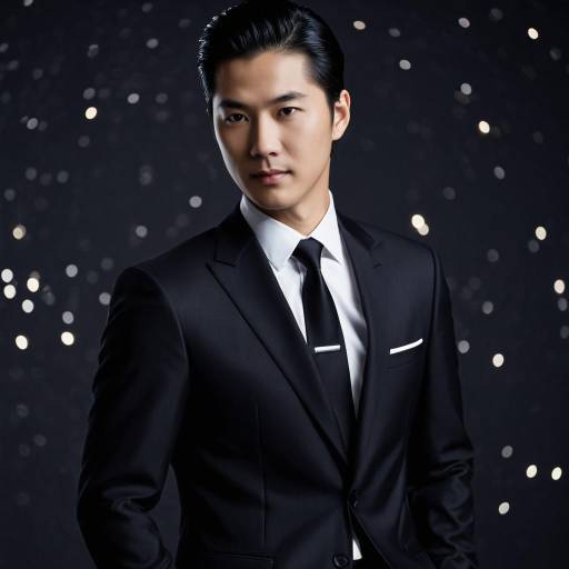 Stylish Shinsuke Hazama in Sleek Suit