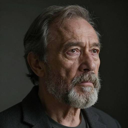 Photorealistic Masterpiece of a Middle-Aged Man