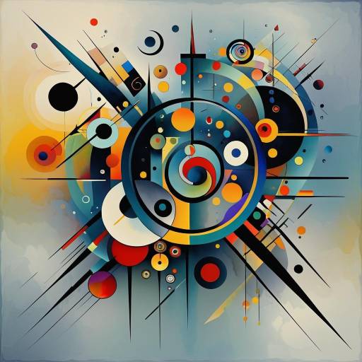 Abstract Emotional Complexity by Kandinsky Style