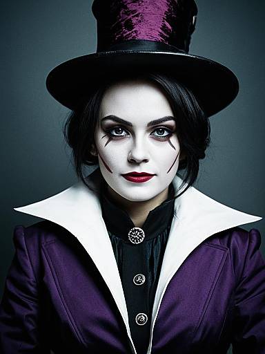 Woman in Facilier Cosplay Portrait