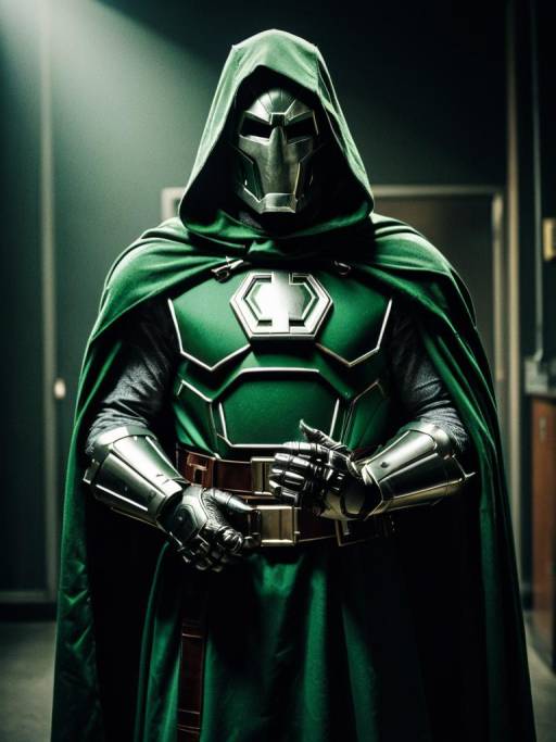 Dramatic Portrait of Doctor Doom Cosplay