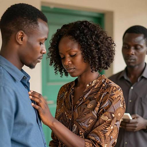 Intimate Moment: Diverse Group Portrait
